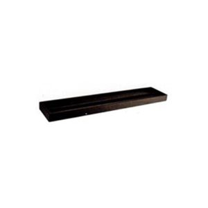 Accented Towel Bar Black