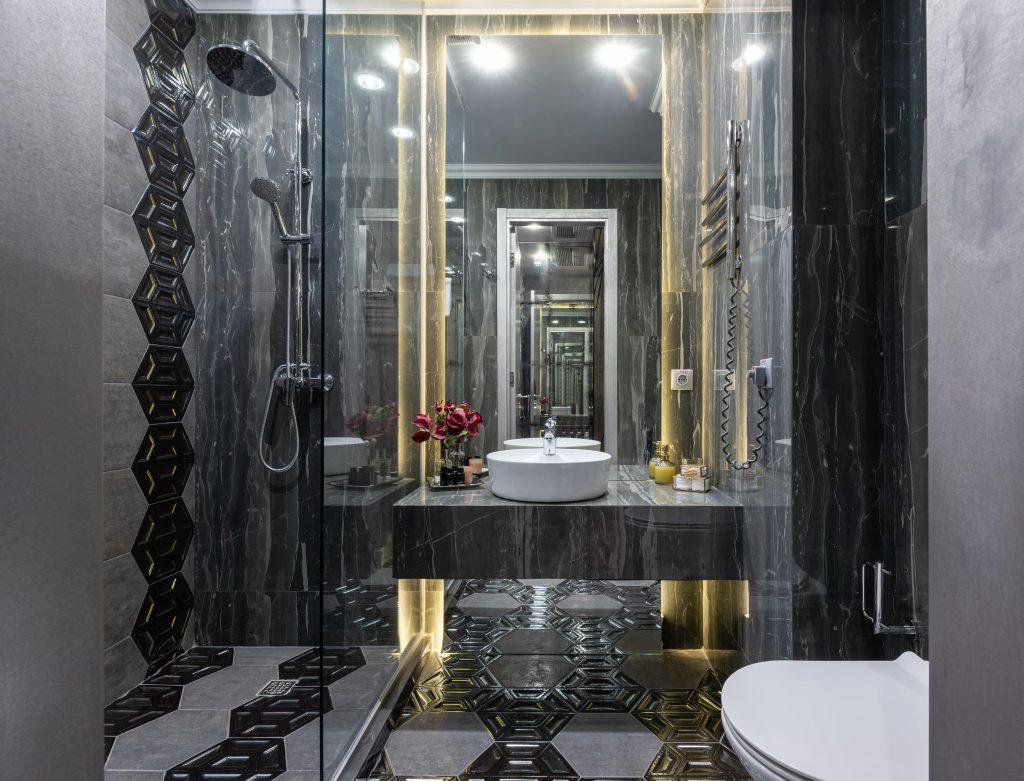 luxury black bathroom design philippines